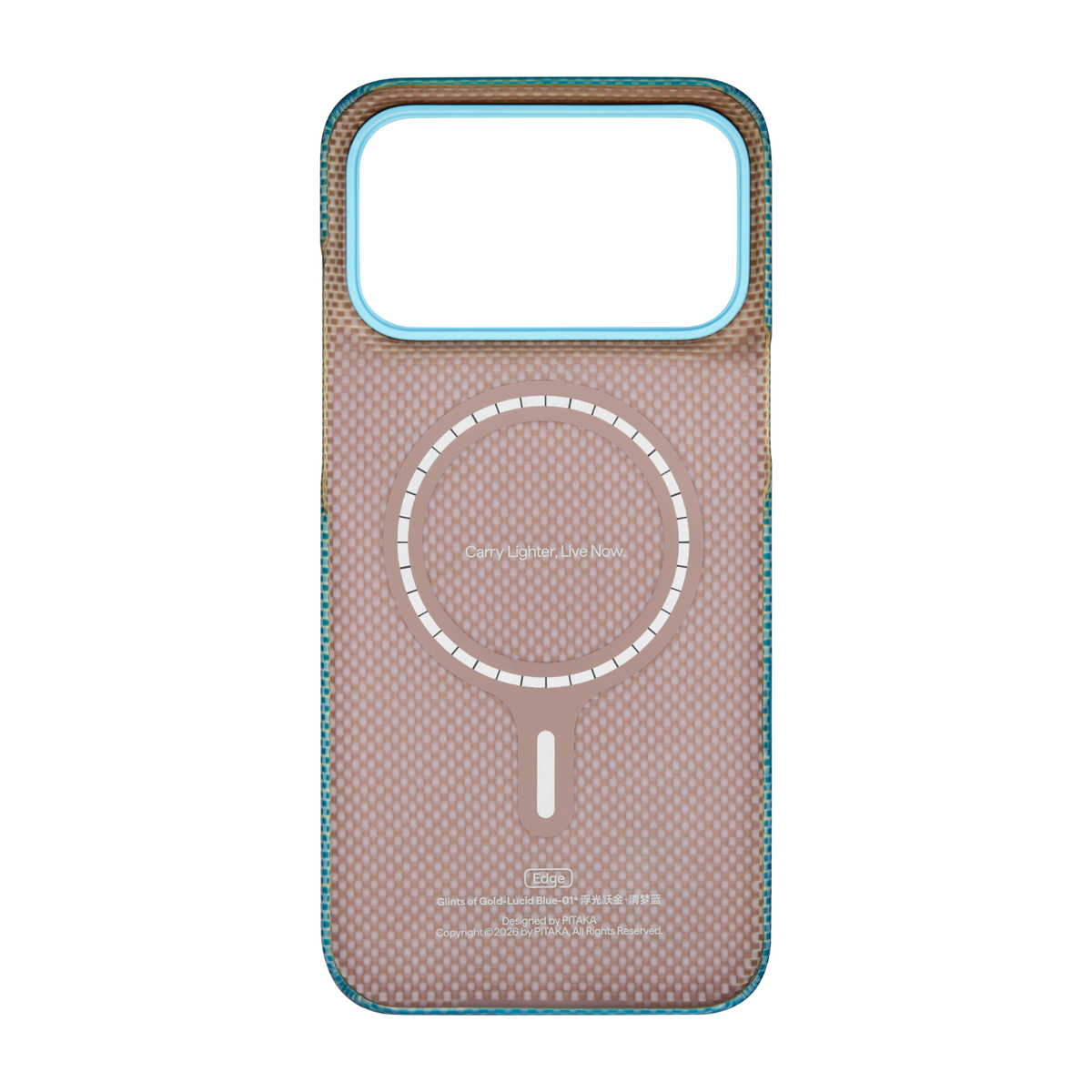 Husa de protectie PITAKA pentru iPhone 18 Pro, Bleu