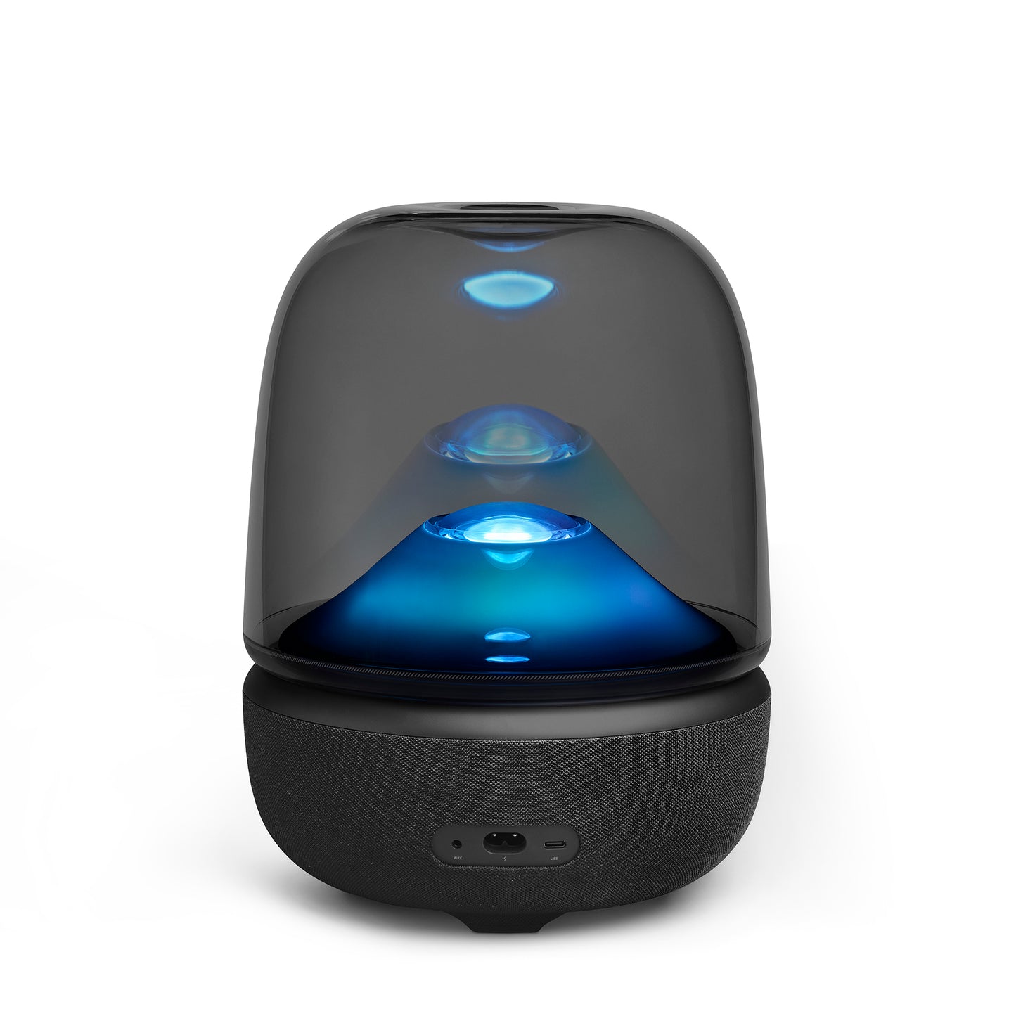Boxa portabila cu Bluettoth, Harman kardon cu joc de lumini, 160w, alimentare 220V, transparenta