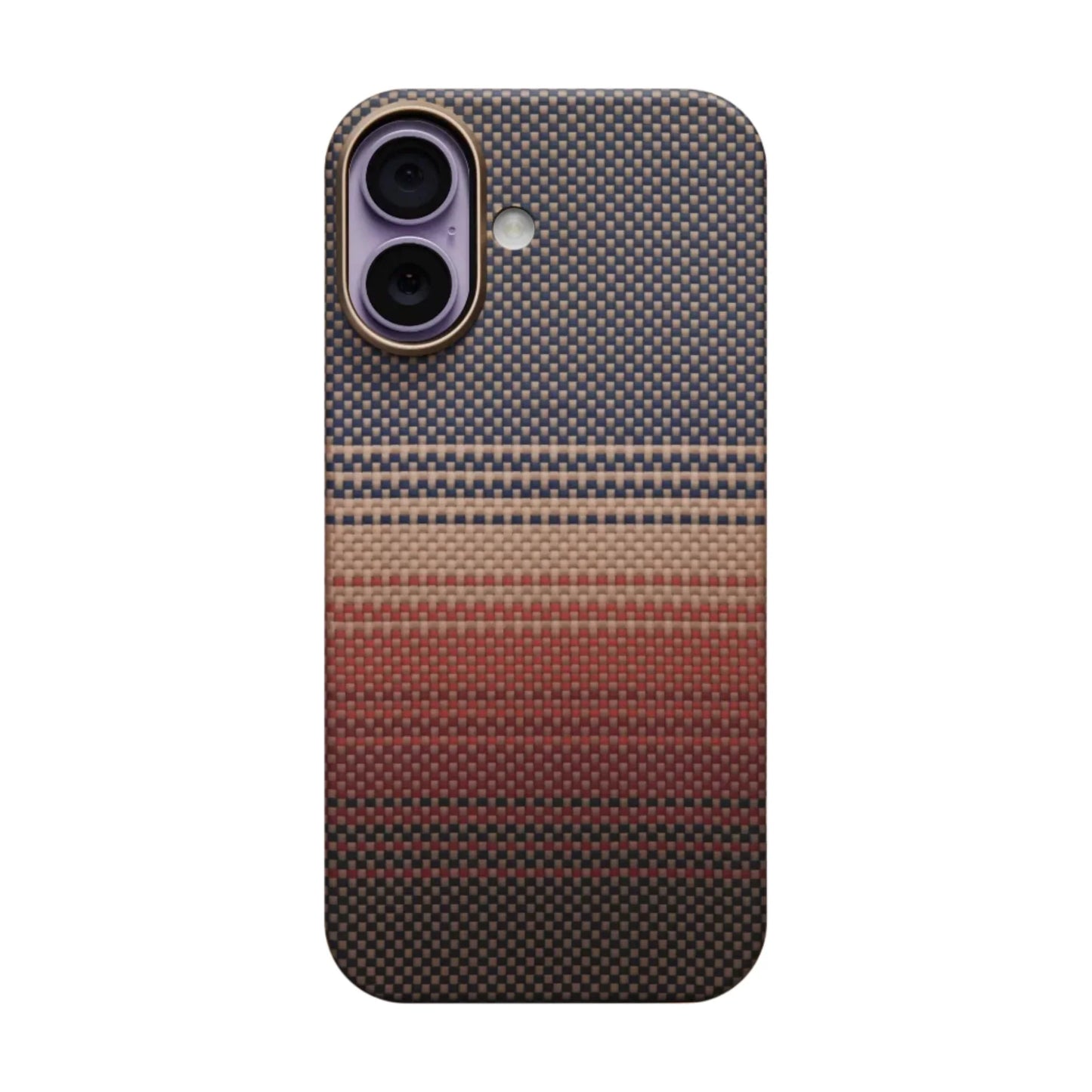 Husa de protectie PITAKA pentru iPhone 17, Portocaliu/Maro