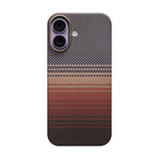 Husa de protectie PITAKA pentru iPhone 17, Portocaliu/Maro