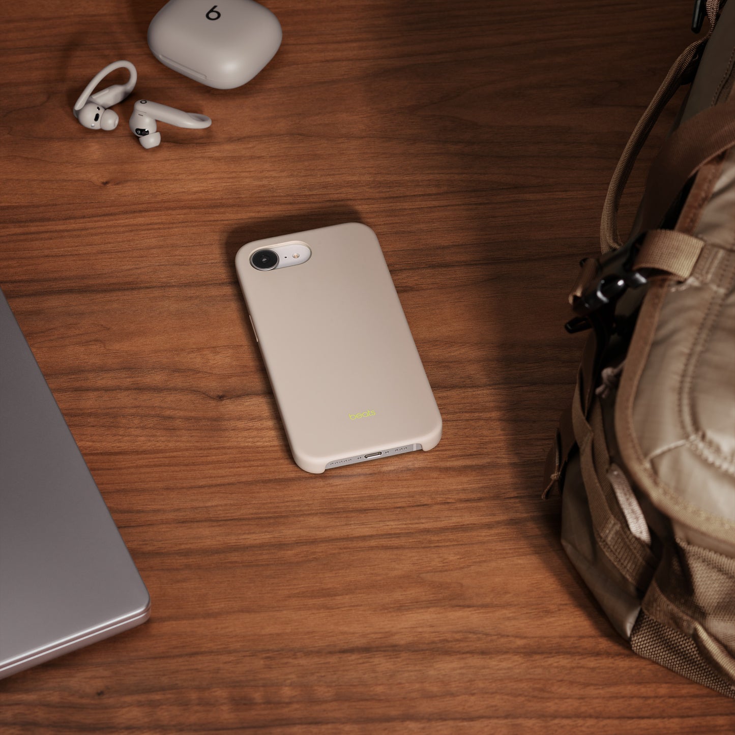 Husa de protectie Apple Beats cu MagSafe pentru iPhone 17e, Lime Stone