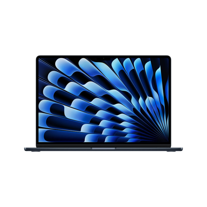 Produs configurabil: MacBook Air 15", procesor Apple M5, 10 nuclee CPU si 10 nuclee GPU, 24GB, 512GB SSD, Midnight, INT KB