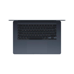 Produs configurabil: MacBook Air 15", procesor Apple M5, 10 nuclee CPU si 10 nuclee GPU, 24GB, 512GB SSD, Midnight, INT KB