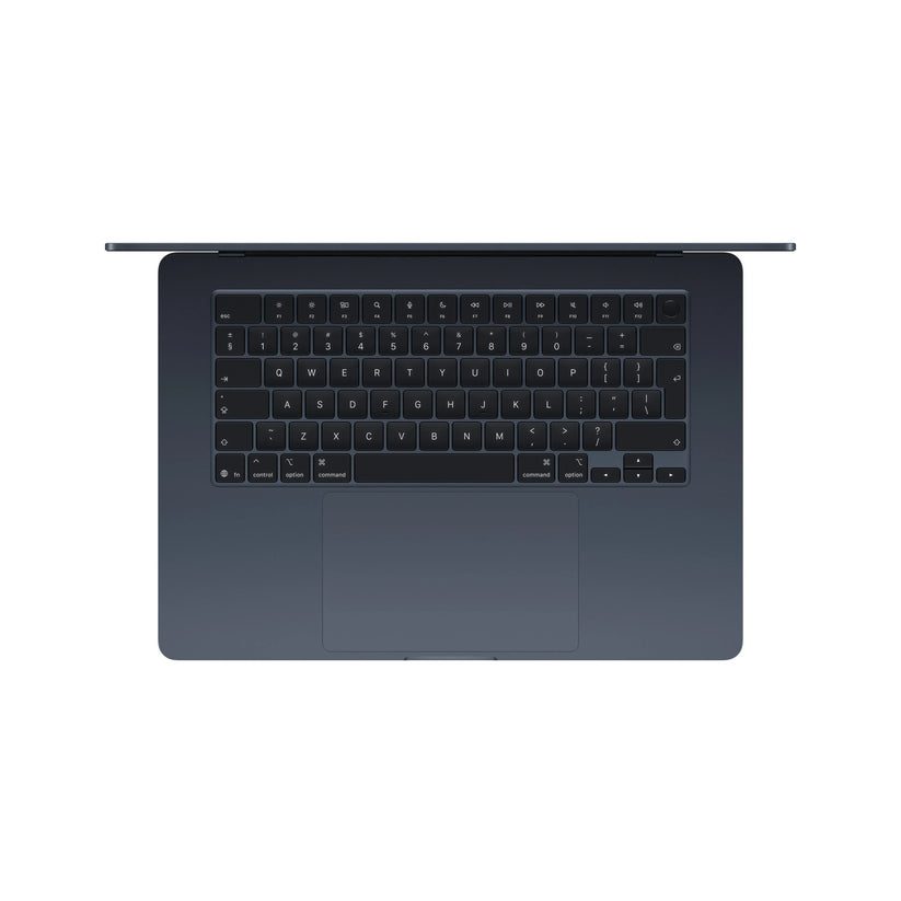 Produs configurabil: MacBook Air 15", procesor Apple M5, 10 nuclee CPU si 10 nuclee GPU, 24GB, 512GB SSD, Midnight, INT KB