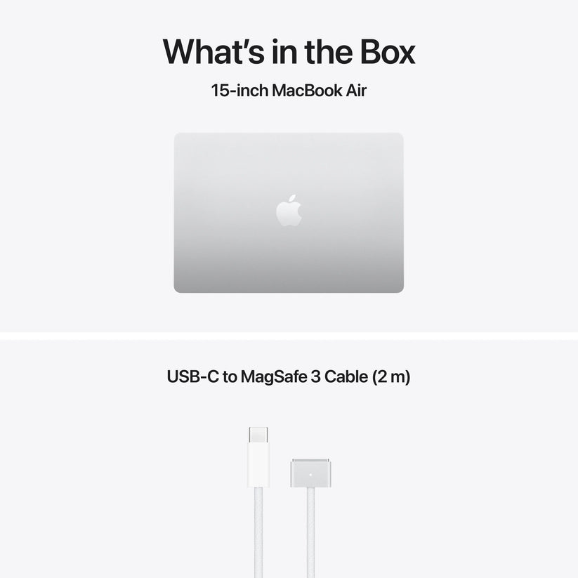 Produs configurabil: MacBook Air 15", procesor Apple M5, 10 nuclee CPU si 10 nuclee GPU, 16GB, 4TB SSD, Silver, RO KB - iSTYLE.ro