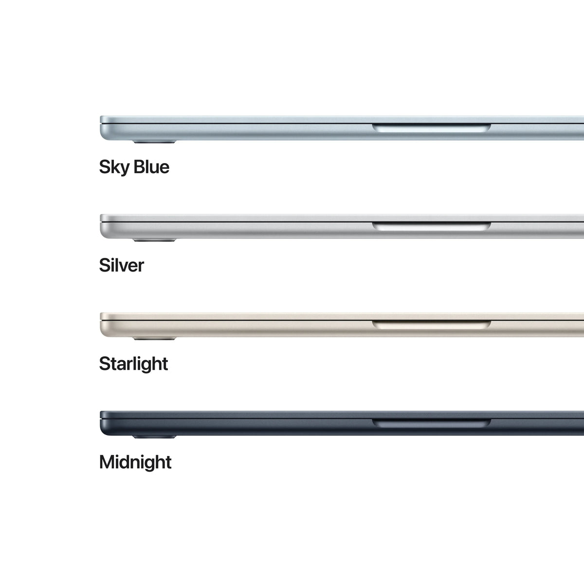 MacBook Air 15", procesor Apple M5, 10 nuclee CPU si 10 nuclee GPU, 24GB, 512GB SSD, Sky Blue, INT KB