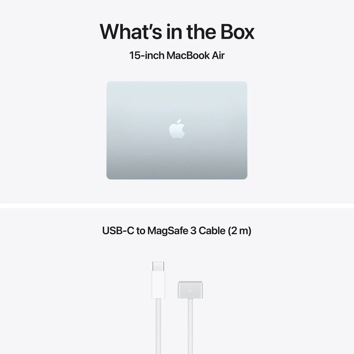MacBook Air 15", procesor Apple M5, 10 nuclee CPU si 10 nuclee GPU, 24GB, 512GB SSD, Sky Blue, INT KB