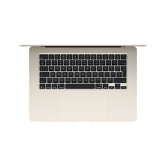 Produs configurabil: MacBook Air 15", procesor Apple M5, 10 nuclee CPU si 10 nuclee GPU, 24GB, 4TB SSD, Starlight, US KB - iSTYLE.ro
