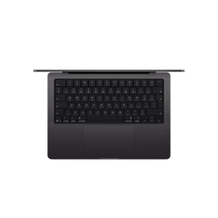 Produs configurabil: MacBook Pro 14", procesor Apple M5 Pro, 15 nuclee CPU si 16 nuclee GPU, 24GB, 1TB SSD, Space Black, Textura nano, US KB