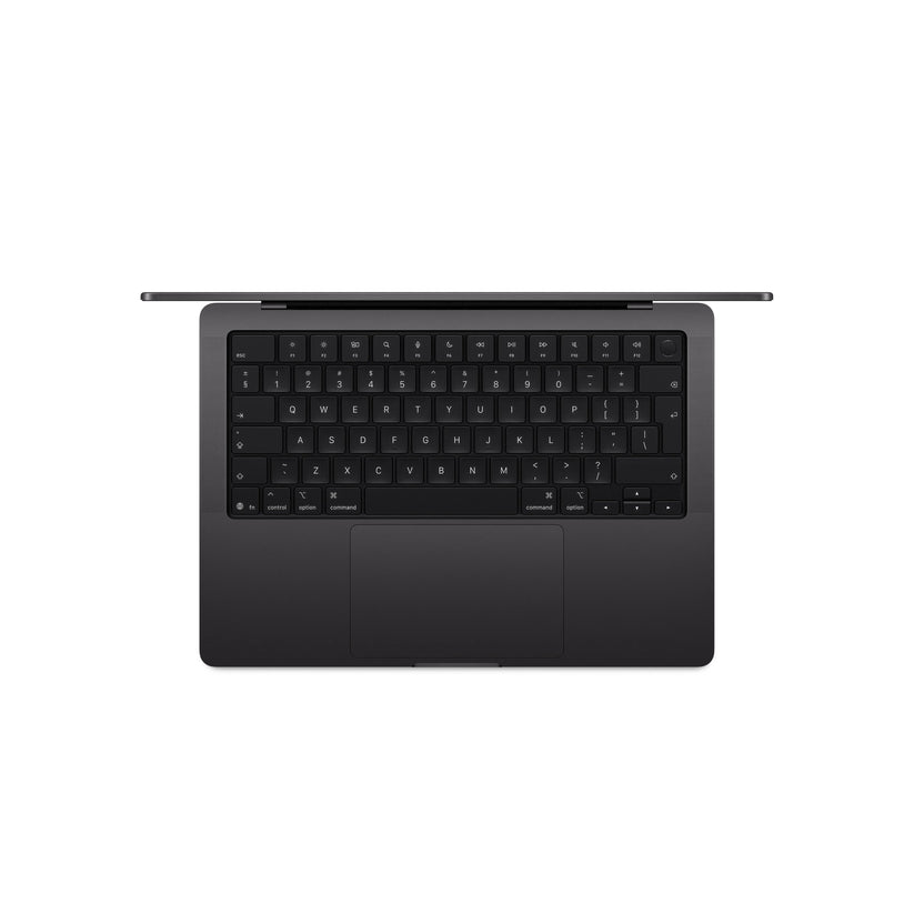 Produs configurabil: MacBook Pro 14", procesor Apple M5 Pro, 15 nuclee CPU si 16 nuclee GPU, 24GB, 1TB SSD, Space Black, Textura nano, US KB