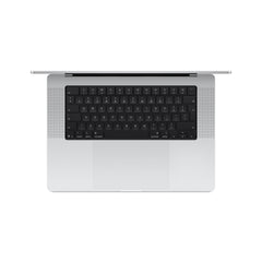 Produs configurabil: MacBook Pro 16", procesor Apple M5 Pro, 18 nuclee CPU si 20 nuclee GPU, 64GB, 2TB SSD, Silver, Textura nano, INT KB