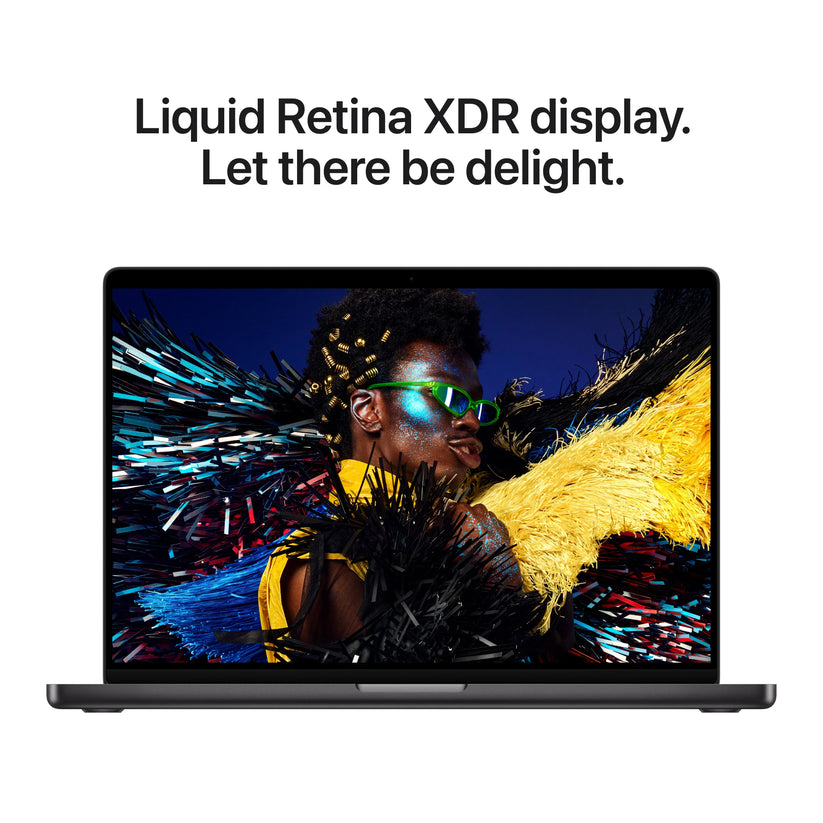 Produs configurabil: MacBook Pro 16", procesor Apple M5 Max, 18 nuclee CPU si 40 nuclee GPU, 48GB, 8TB SSD, Space Black, Standard, INT KB