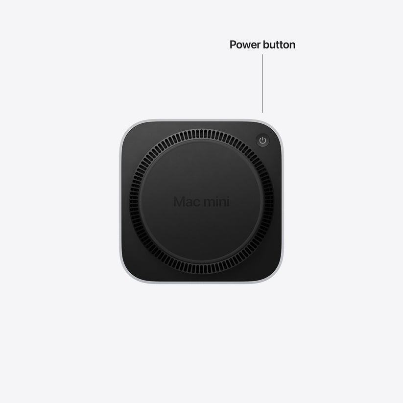 Produs configurabil: Mac Mini, procesor Apple M6, 12 nuclee CPU si 12 nuclee GPU, 32GB, 2TB SSD, 10 Gigabit Ethernet