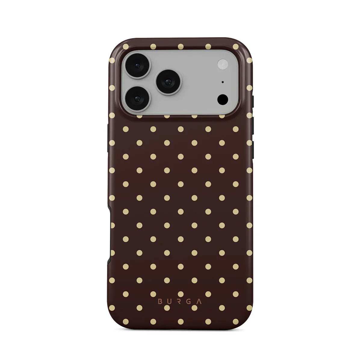 Husa de protectie BURGA pentru iPhone 17 Pro Max, Maro/Galben