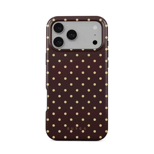 Husa de protectie BURGA pentru iPhone 17 Pro Max, Maro/Galben