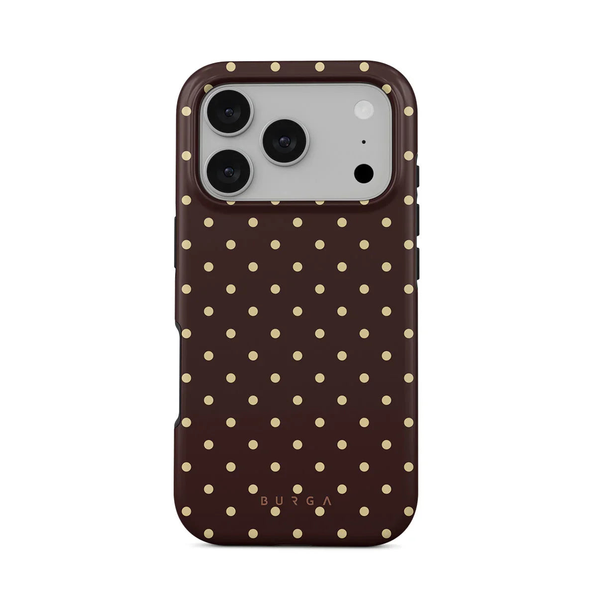 Husa de protectie BURGA pentru iPhone 17 Pro, Maro/Galben