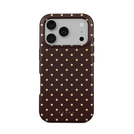 Husa de protectie BURGA pentru iPhone 17 Pro, Maro/Galben