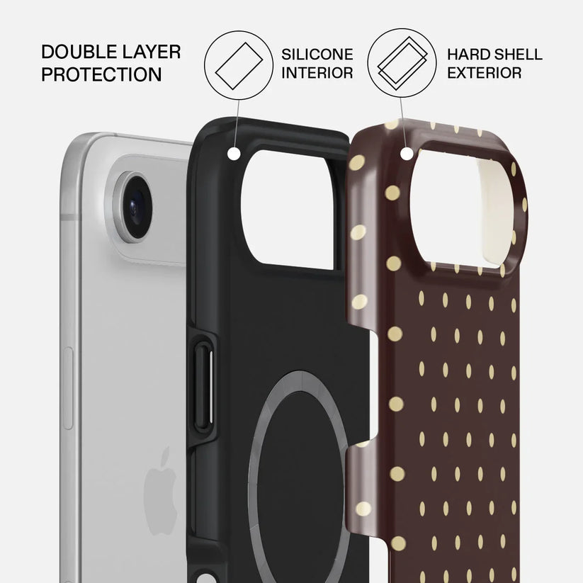 Husa de protectie BURGA pentru iPhone Air, Maro/Galben - iSTYLE.ro