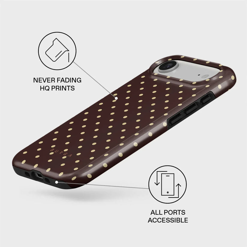 Husa de protectie BURGA pentru iPhone Air, Maro/Galben - iSTYLE.ro