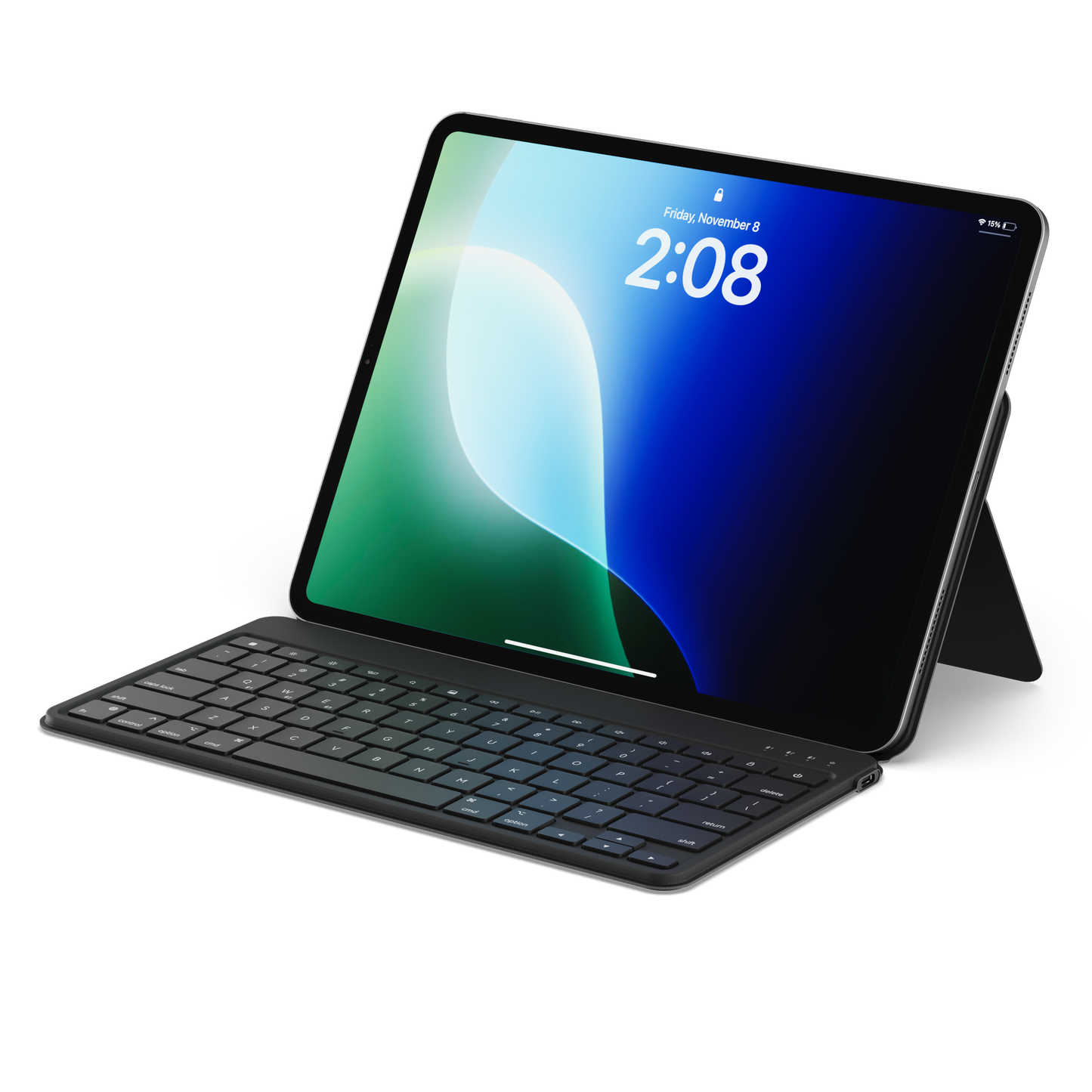 Satechi Tastatură Bluetooth OntheGo cu suport, Negru