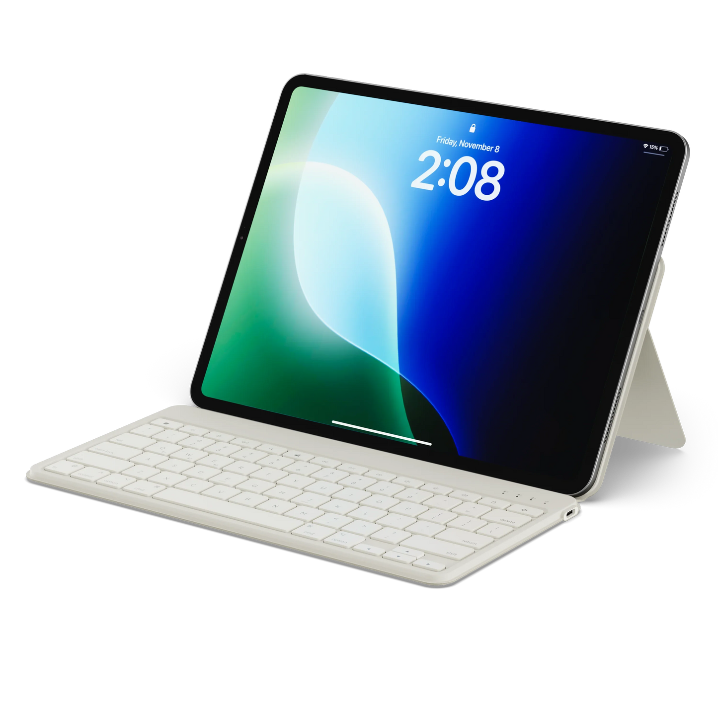 Satechi Tastatură Bluetooth OntheGo cu suport, Gri deschis