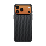 Husa de protectie PITAKA pentru iPhone 17 Pro, Aramid ProGuard 600D, Negru/Gri