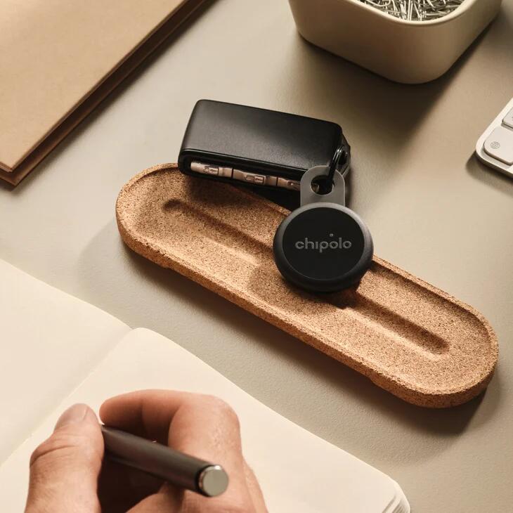 Set 4 trackere reincarcabile Chipolo LOOP, compatibile Find My, Negru