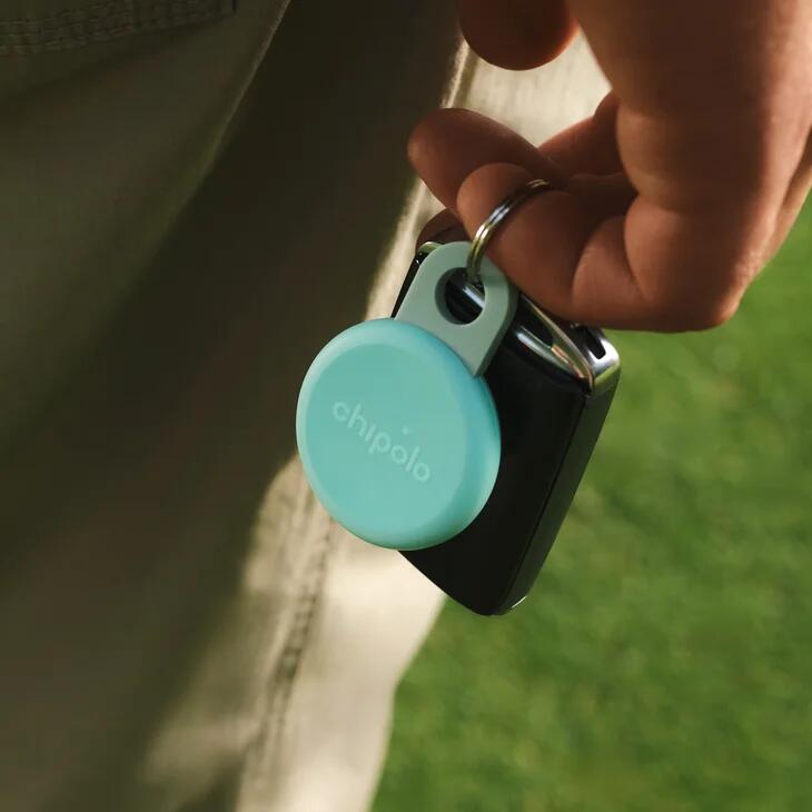 Tracker reincarcabil Chipolo LOOP, compatibil Find My, Menta