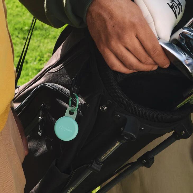 Tracker reincarcabil Chipolo LOOP, compatibil Find My, Menta