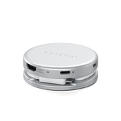 Adaptor Satechi OntheGo 5-in-1 Multiport (1x HDMI 4K 60Hz, 1x USB-C up to 5 Gbps, 1x USB-A 3.0 up to 5 Gbps, 1xUSB-C PD60W, 1x SD card reader), Silver