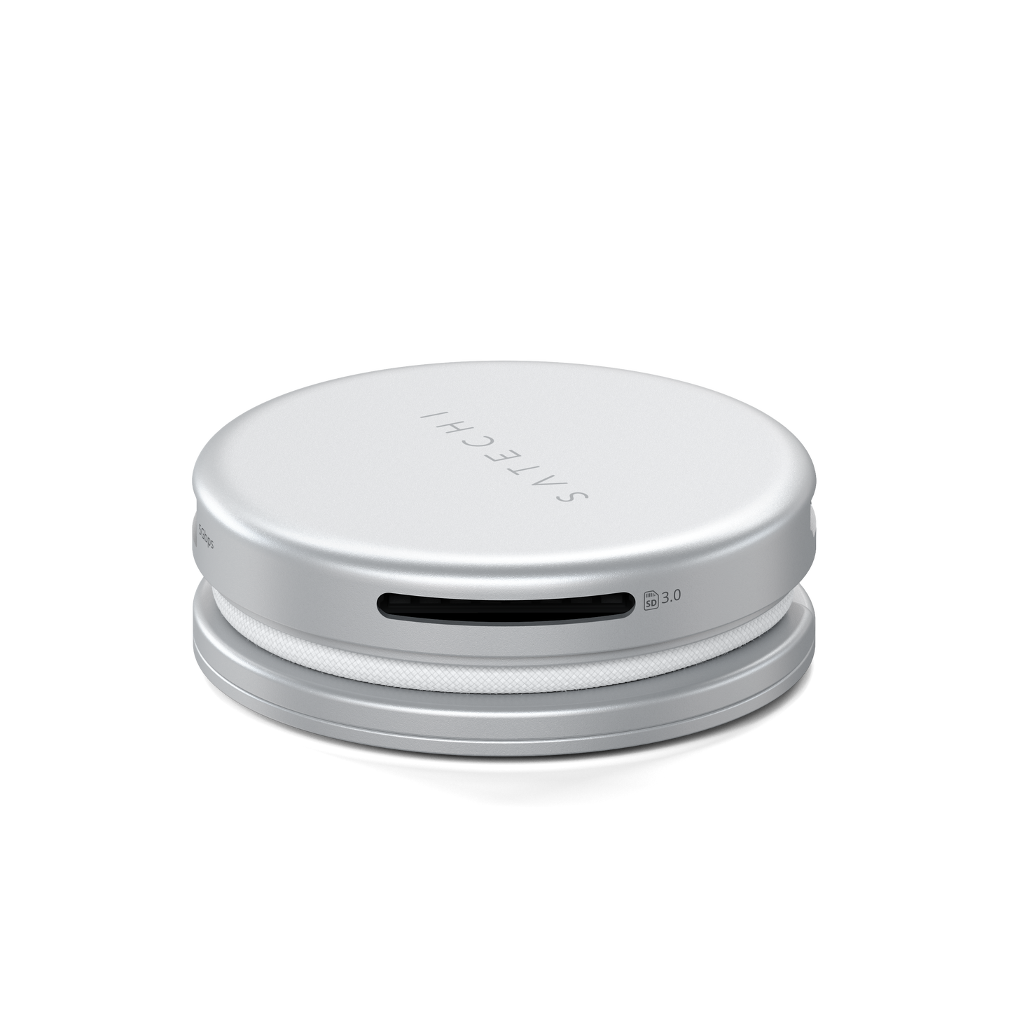 Adaptor Satechi OntheGo 5-in-1 Multiport (1x HDMI 4K 60Hz, 1x USB-C up to 5 Gbps, 1x USB-A 3.0 up to 5 Gbps, 1xUSB-C PD60W, 1x SD card reader), Silver