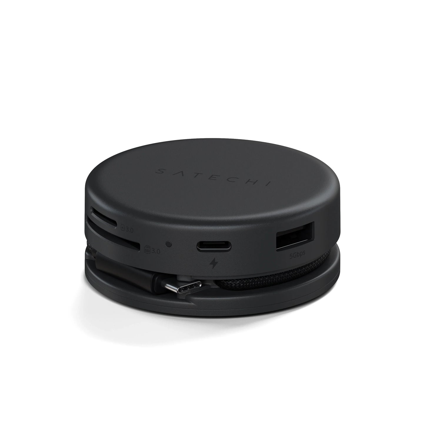 Adaptor Satechi OnTheGo 7-in-1, Negru