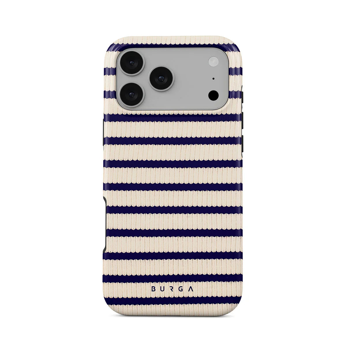 Husa de protectie BURGA pentru iPhone 17 Pro Max, Dungi, Bej
