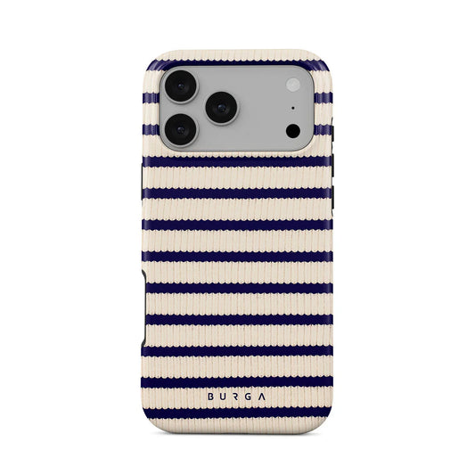 Husa de protectie BURGA pentru iPhone 17 Pro Max, Dungi, Bej