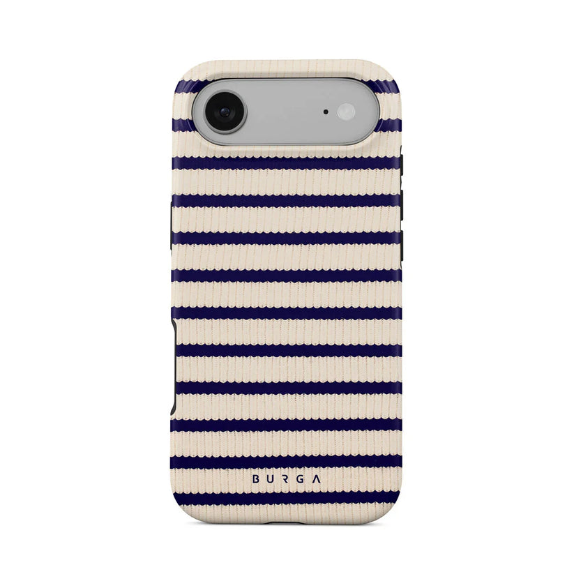Husa de protectie BURGA pentru iPhone Air, Dungi, Bej - iSTYLE.ro