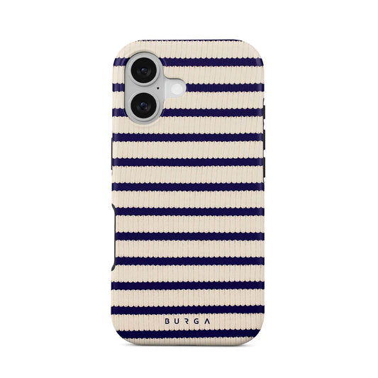 Husa de protectie BURGA pentru iPhone 17, Dungi, Bej