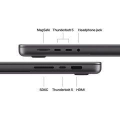 16-inch MacBook Pro with PROLED XDR Display: Apple M5 Max chip with 18-core CPU and 32-core GPU, 2TB SSD - Space Black - iSTYLE.ro