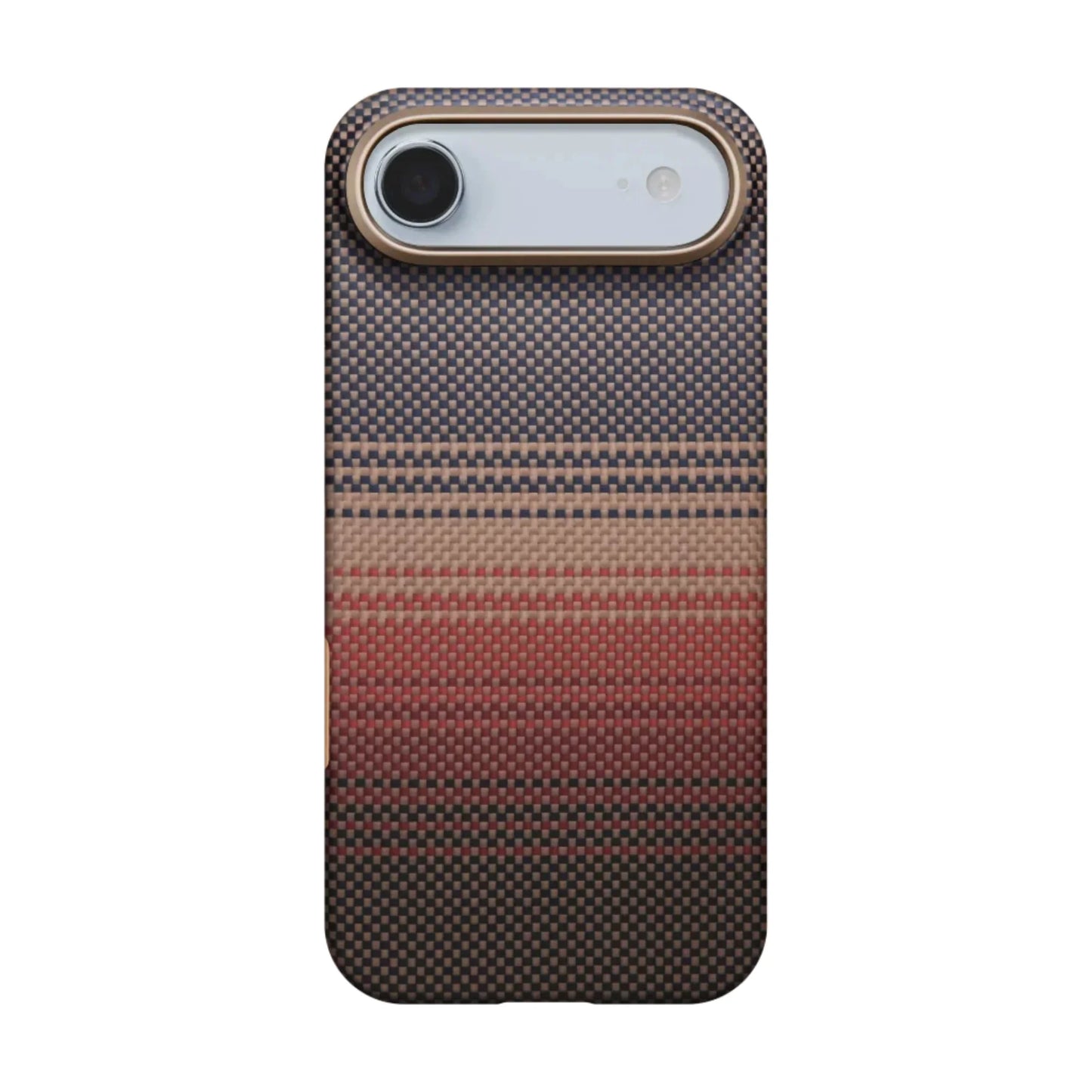 Husa de protectie PITAKA pentru iPhone Air, Portocaliu/Maro