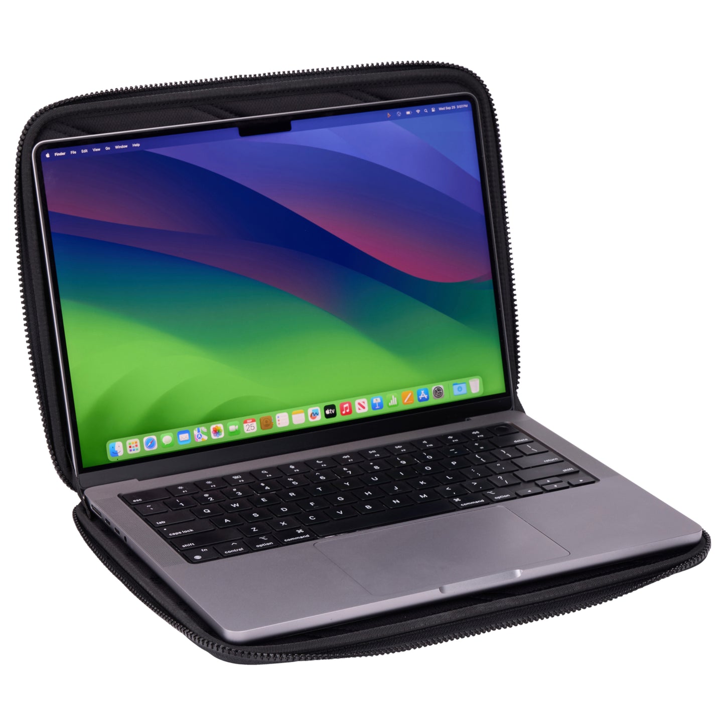 Carcasa de protectie THULE Gauntlet Sleeve pentru MacBook Pro 14", Negru