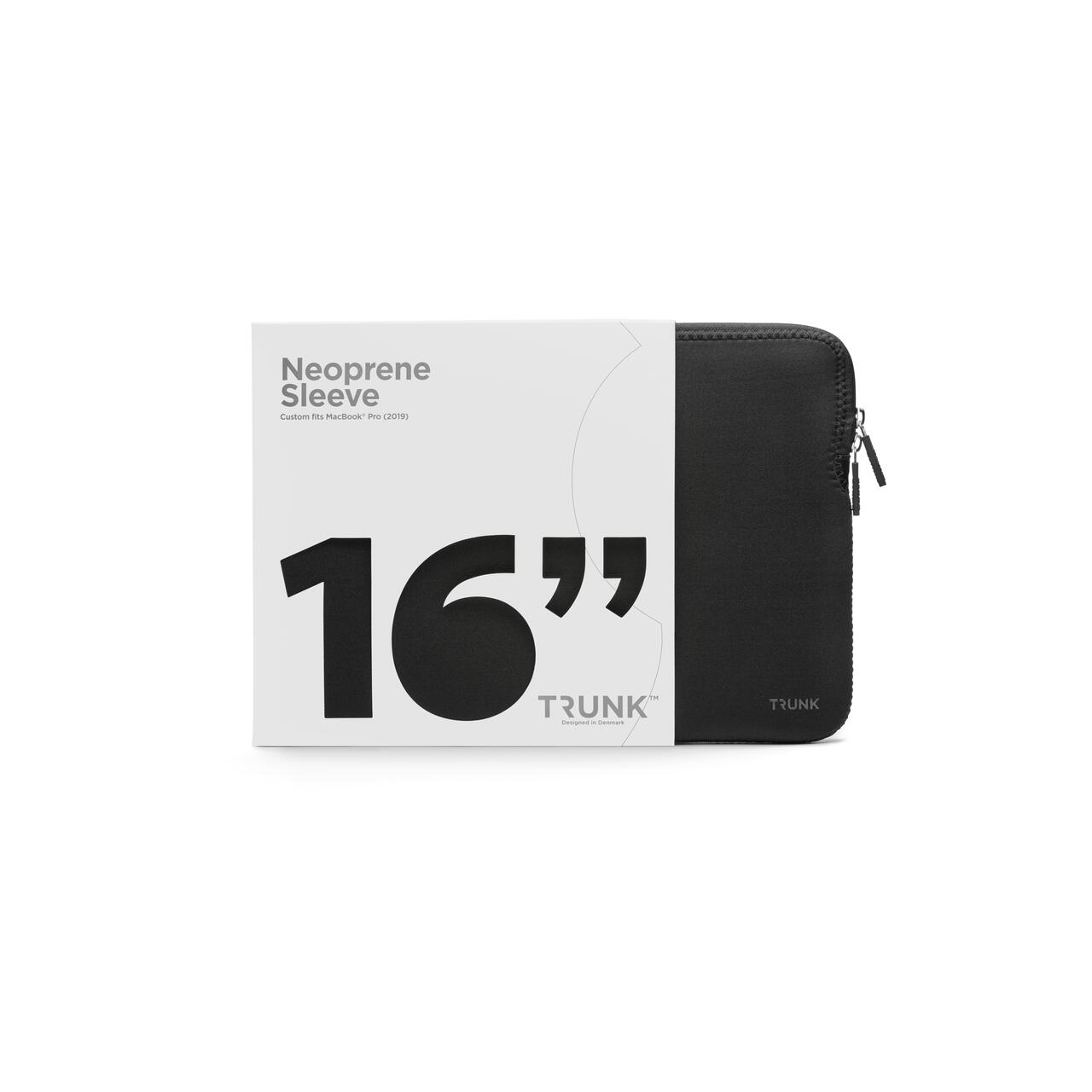 Husa de protectie TRUNK pentru MacBook 16", Neopren, Negru