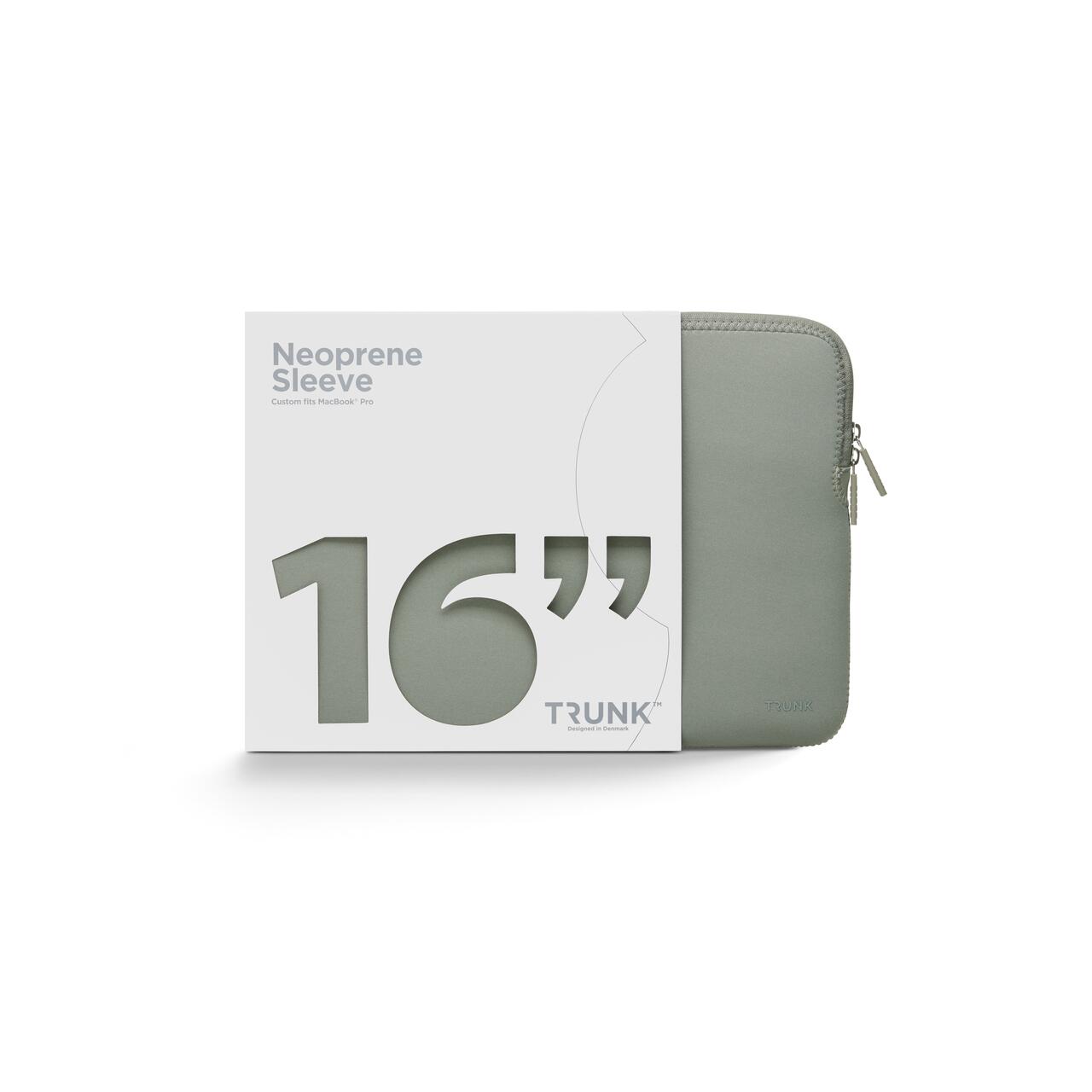 Husa de protectie TRUNK pentru MacBook 16", Neopren, Gri