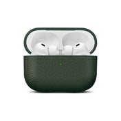 Husa de protectie Woolnut pentru AirPods Pro 3, Piele, Verde