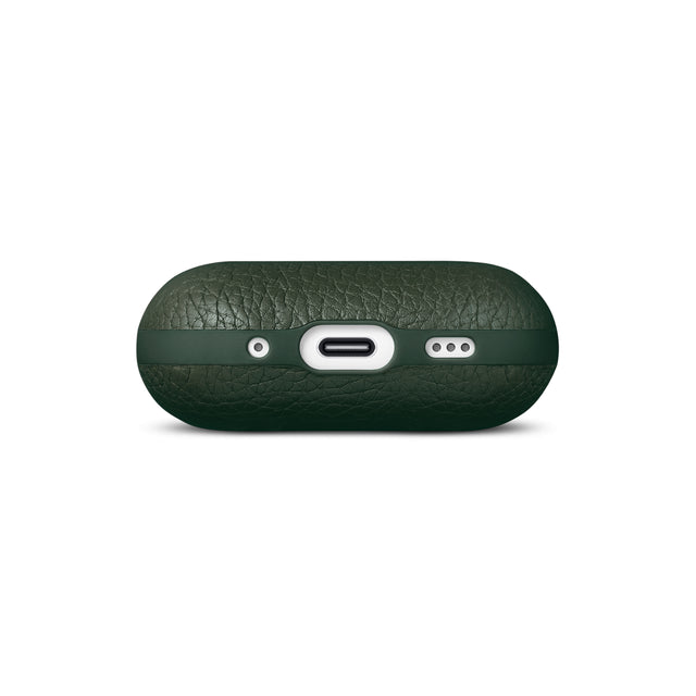 Husa de protectie Woolnut pentru AirPods Pro 3, Piele, Verde