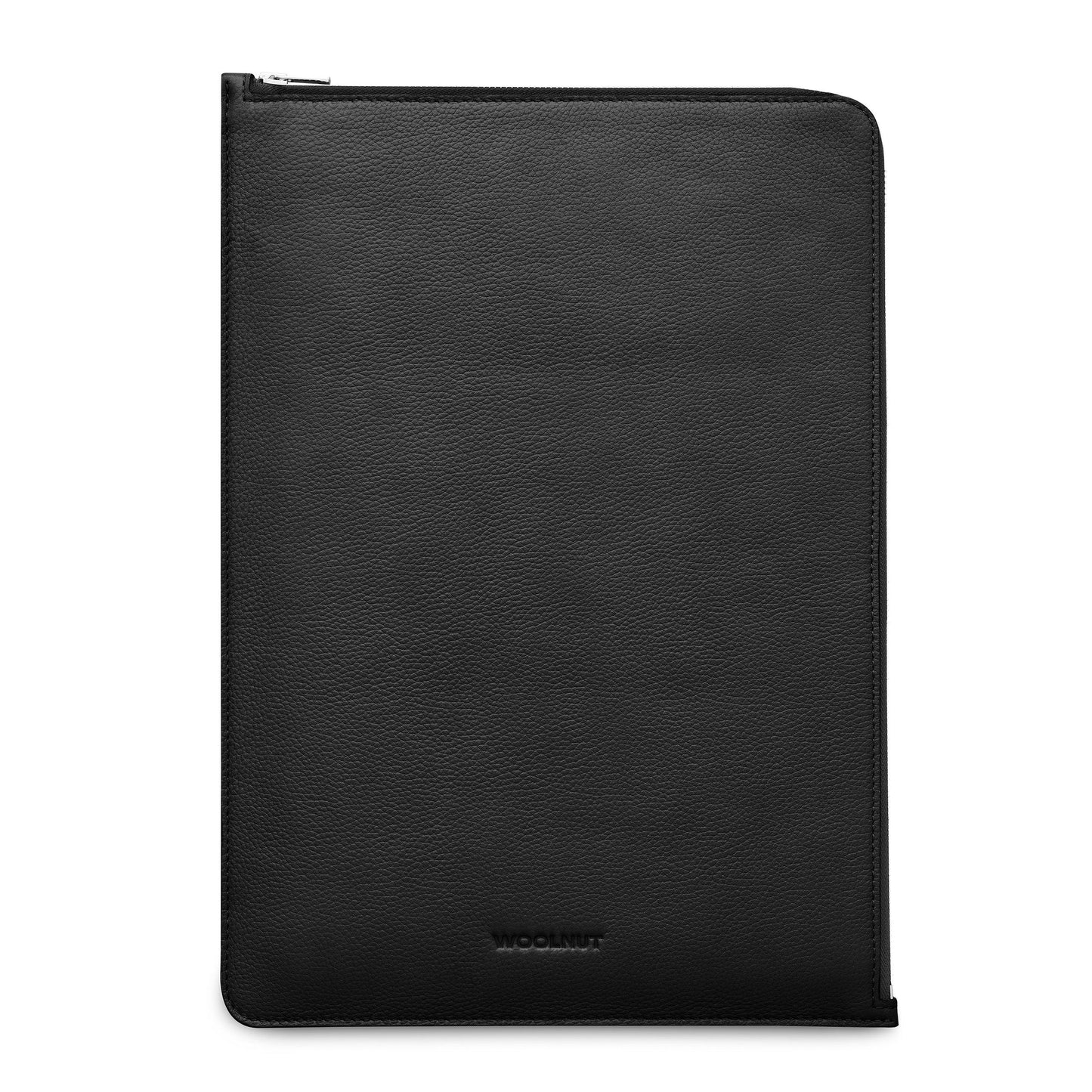 Husa de protectie Woolnut Folio pentru MacBook, 15", Piele, Negru