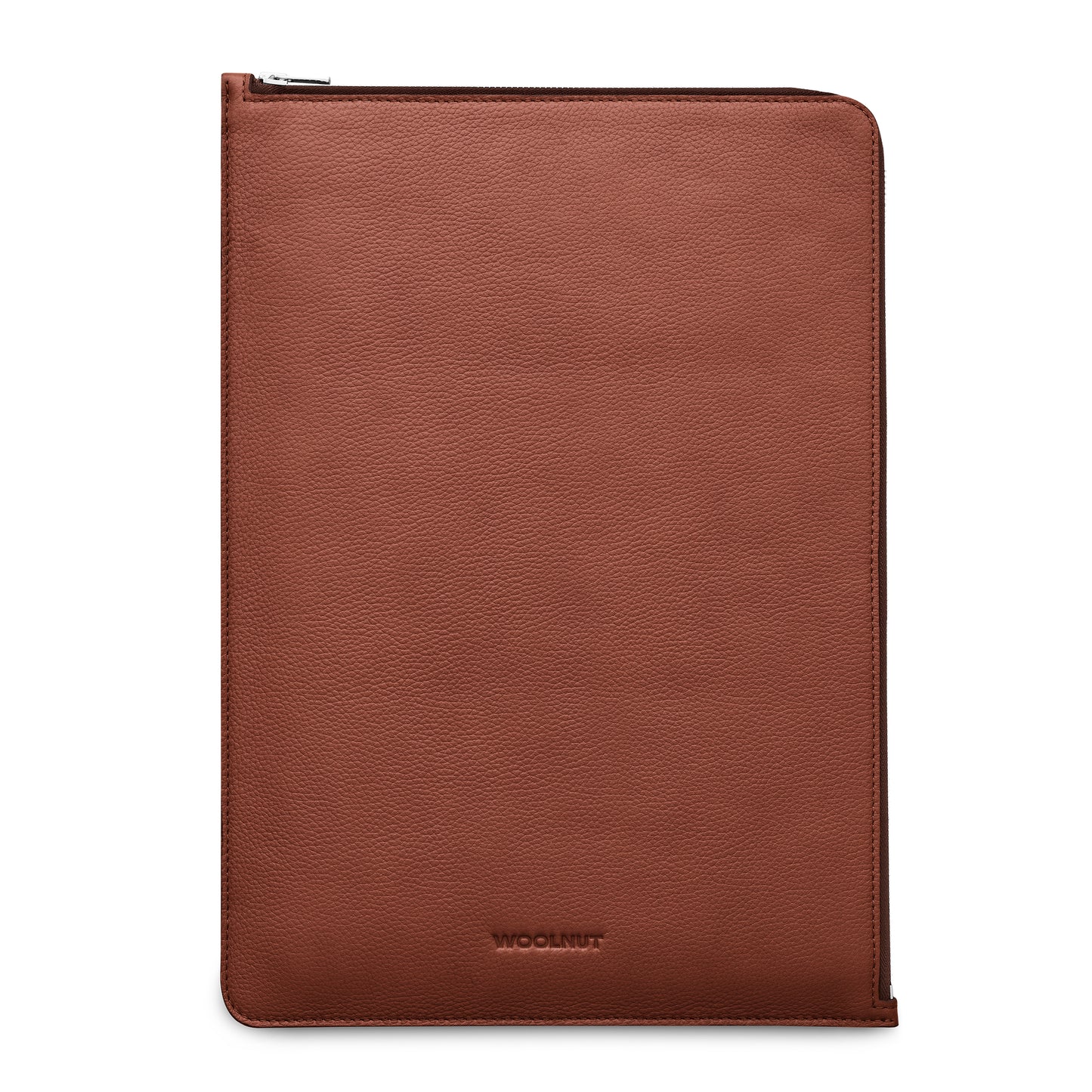 Husa de protectie Woolnut Folio pentru MacBook Pro 16", Piele, Cognac