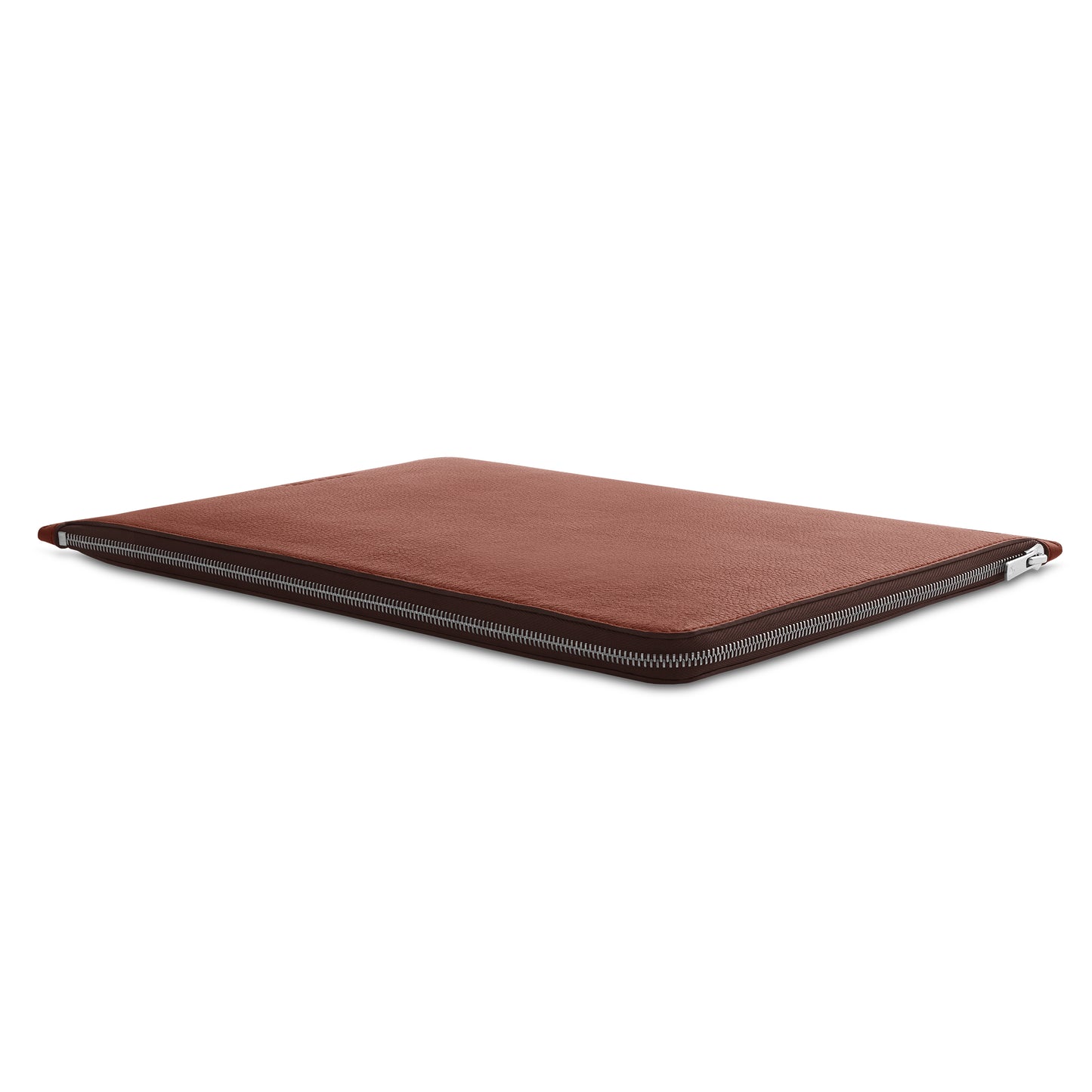 Husa de protectie Woolnut Folio pentru MacBook Pro 16", Piele, Cognac