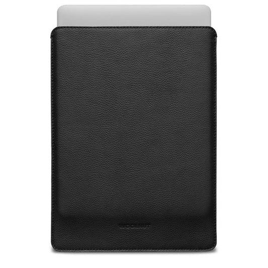 Husa de protectie WOOLNUT pentru MacBook Neo, Piele, Negru