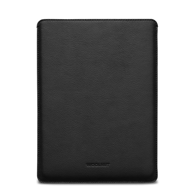 Husa de protectie WOOLNUT pentru MacBook Neo, Piele, Negru