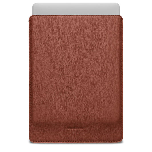 Husa de protectie WOOLNUT pentru MacBook Neo, Piele, Maro