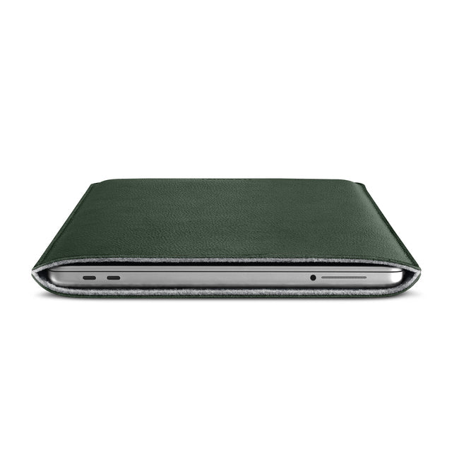 Husa de protectie WOOLNUT pentru MacBook Neo, Piele, Verde